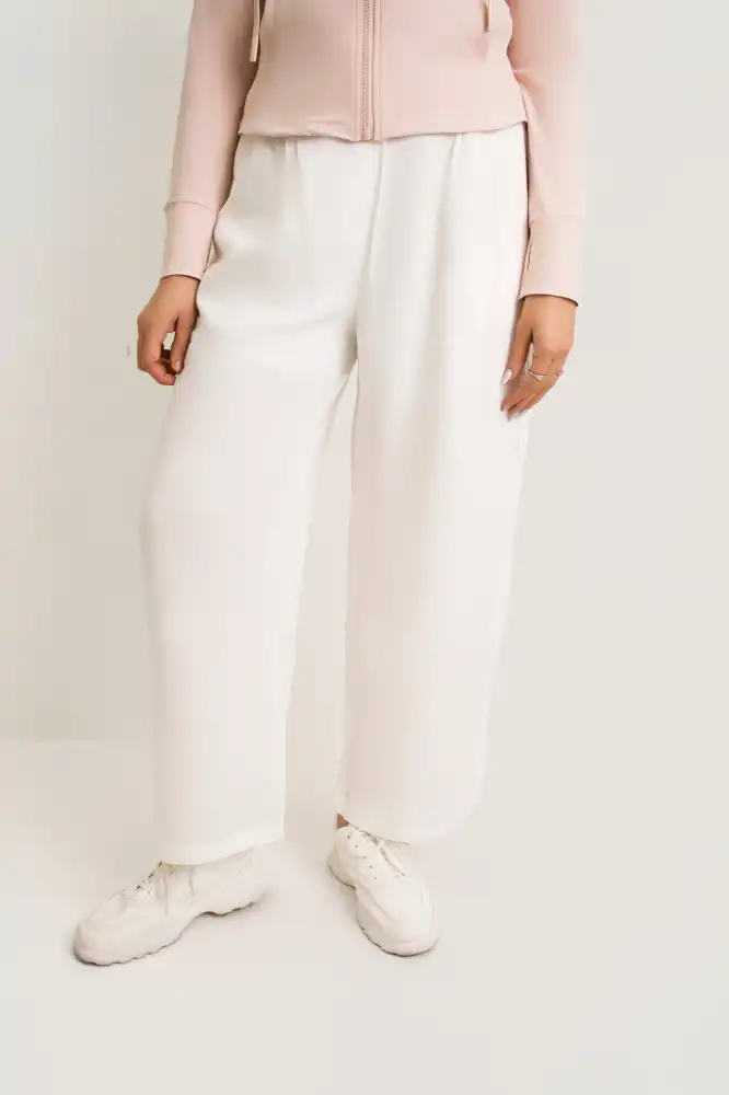 Pallazo pants - white